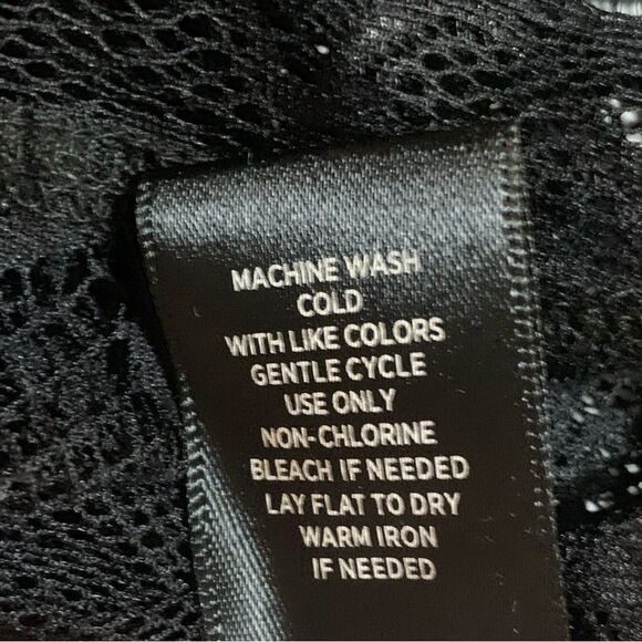 TORRID LACE TOP Stretch Sheer Babydoll High Low Women 30, 6X Black Short - Picture 13 of 15